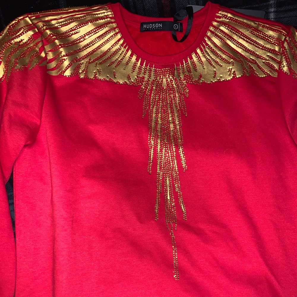 Red Hudson sweater